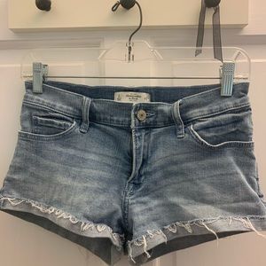 Abercrombie and Fitch Light Wash Jean Shorts